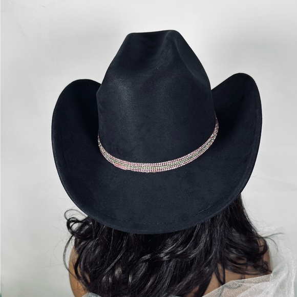 Alpha Kappa Alpha Hat | AKA Bling Cowboy Hat Pink & Green Line Dancing